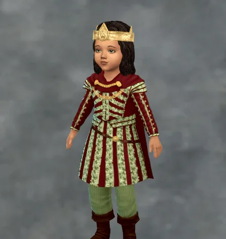TSM King's Crown with Hair Attached