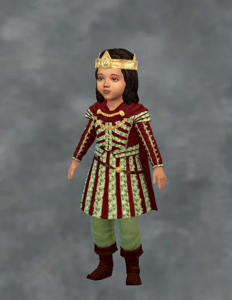 TSM King's Crown with Hair Attached