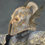 TSM Knight Helmet: Paladin, with Hair Attached
