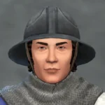 TSM Helmet Clasp with Hair Attached