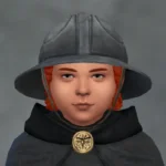 TSM Helmet Clasp with Hair Attached