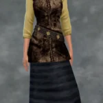 TSM Off Duty Knight Leather Female Outfit & Skirt Version