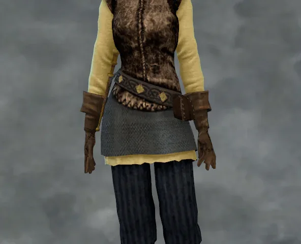 TSM Off Duty Knight Leather Female Outfit & Skirt Version