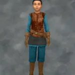 TSM Off Duty Knight Leather Female Outfit & Skirt Version