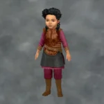 TSM Off Duty Knight Leather Female Outfit & Skirt Version