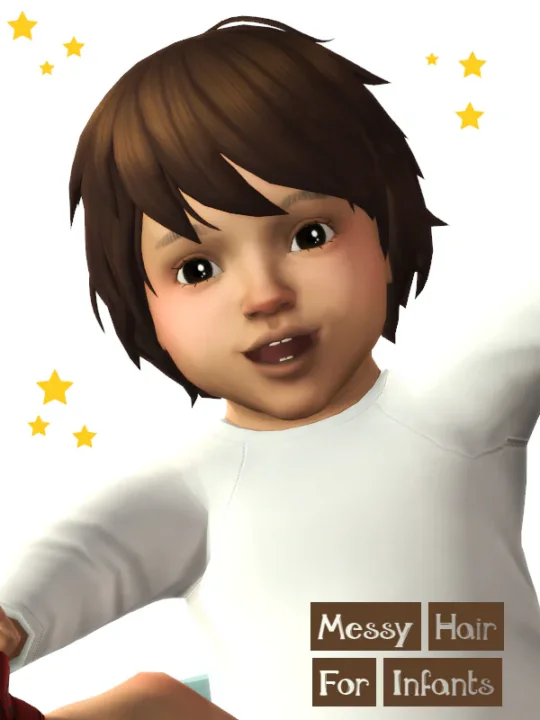Messy Hair For Infants