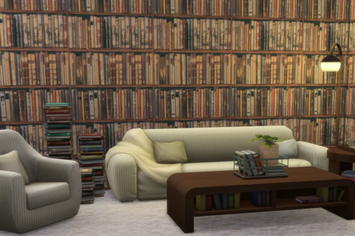 BGC Bookcase Wallpaper
