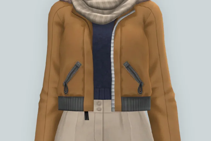 QICC - Neve Jacket with Scarf