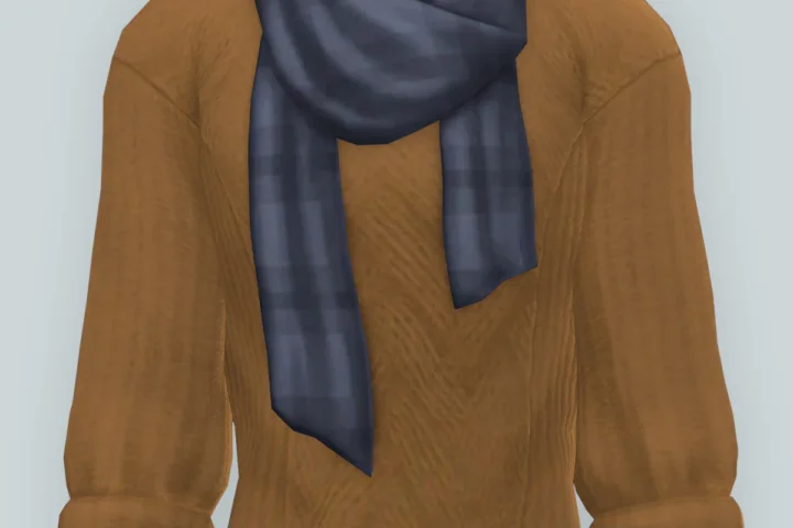 QICC - Whitman Sweater Tucked-in with Scarf