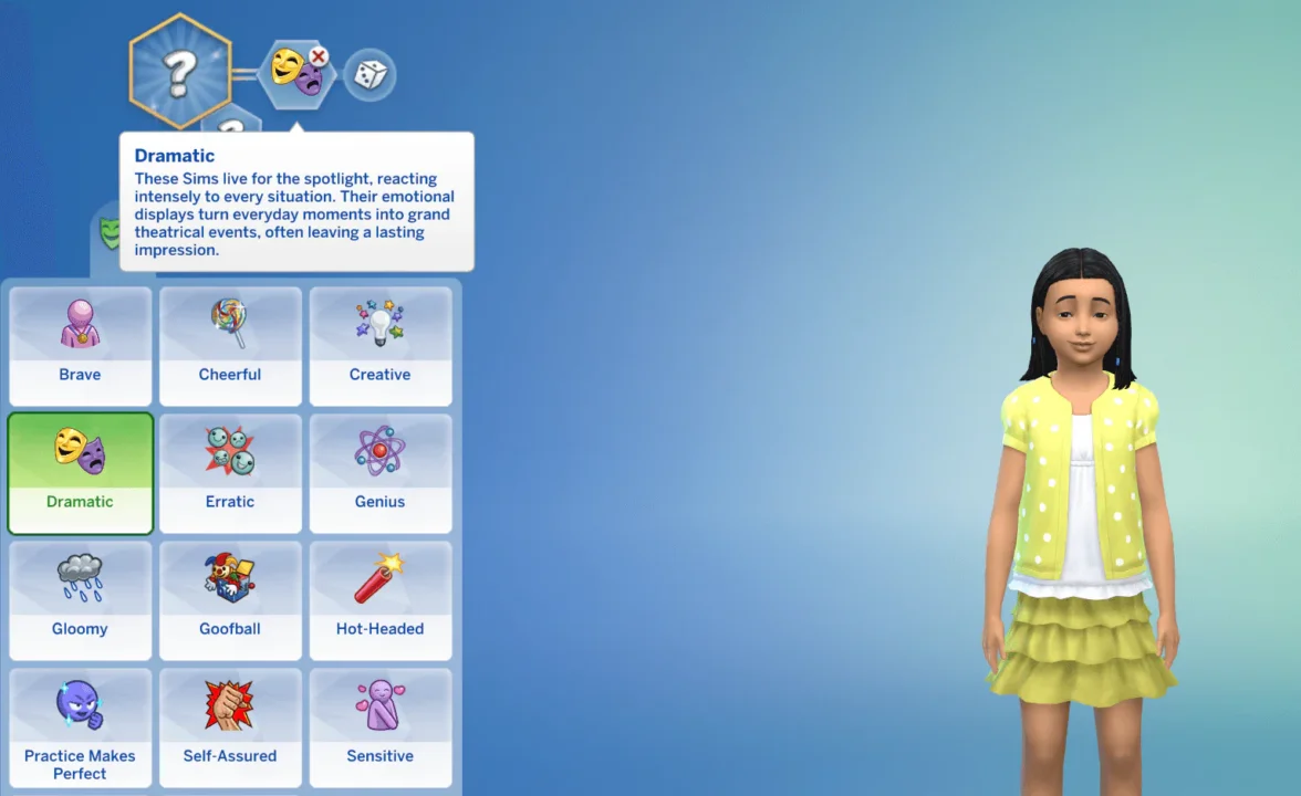 Emotional Trait - Dramatic