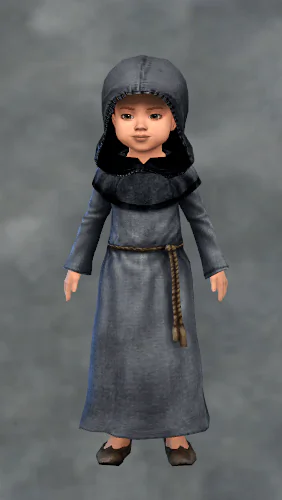 TSM Medieval Monk Robe with Hood for All Ages