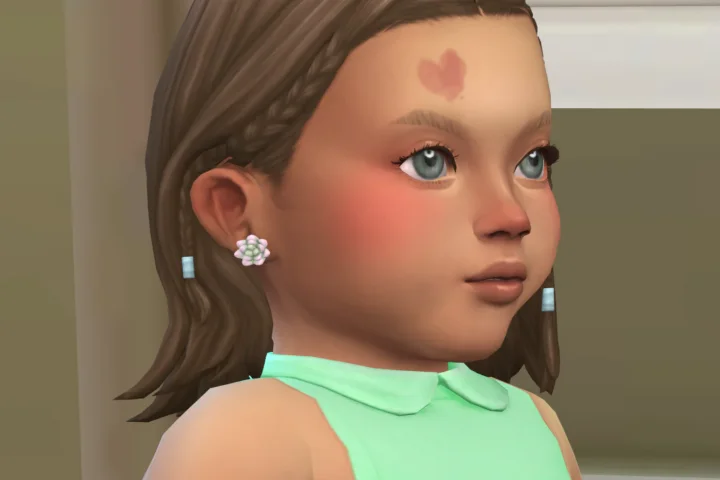 Succulent Earrings for Infants