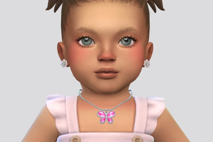 Butterfly Infant Necklace