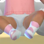 BGC Cow Print Socks Infant