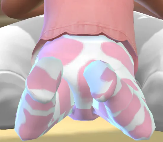 BGC Cow Print Tights Infant