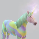 Unicorn 18 Solid Colour Horn