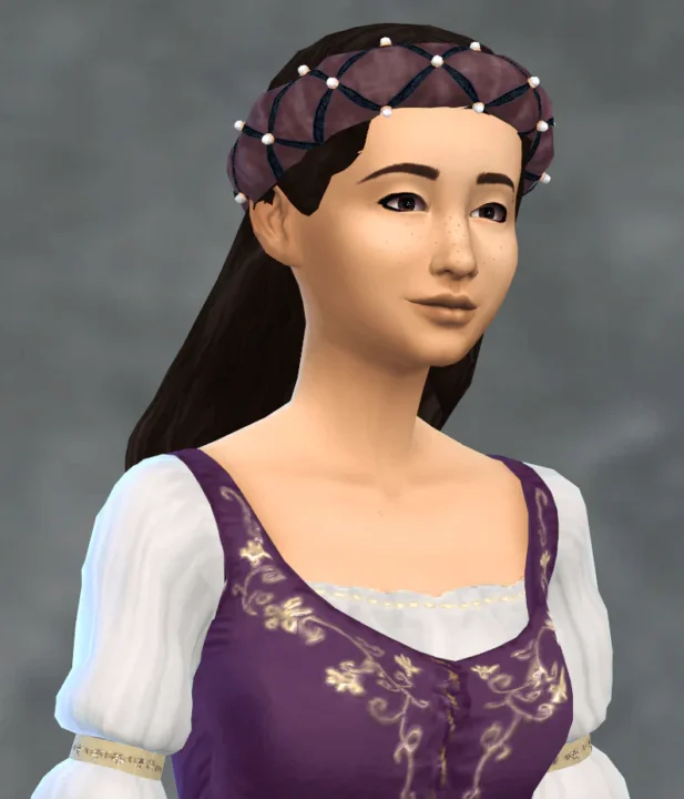 CK3 Blanche Headpiece - Jungfernkranz - Hat-Hair Version