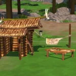 Settlers Forest Huts as Hood Deco