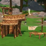 Settlers Forest Huts as Hood Deco