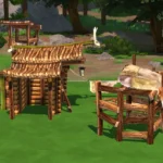 Settlers Forest Huts as Hood Deco