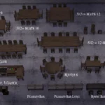 TSM Medieval Rustic Dining Set