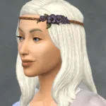 TSM Floral Headband with Hair (Hat-Hair for base game)