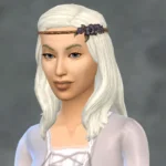 TSM Floral Headband with Hair (Hat-Hair for base game)
