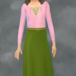 Basic Medieval Peasant Dress for all ages + tops, separated skirt