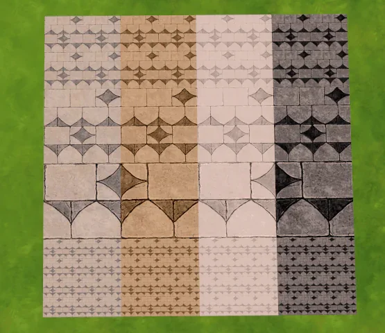 TSM Floor Marble Long Tiles 2
