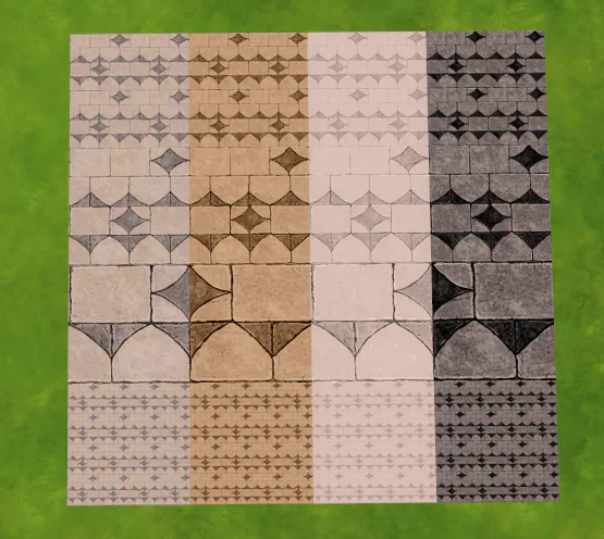 TSM Floor Marble Long Tiles 2