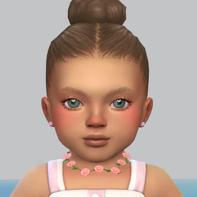 Infant Flower Chain Necklace