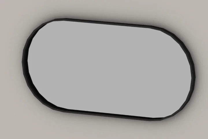QICC - Sleek Horizontal Mirror