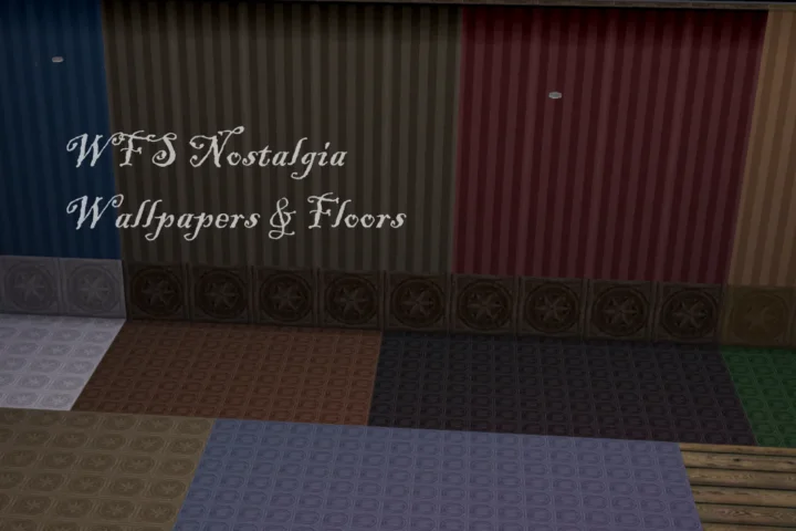 WFS Nostalgia Part 9: Wallpaper and floors