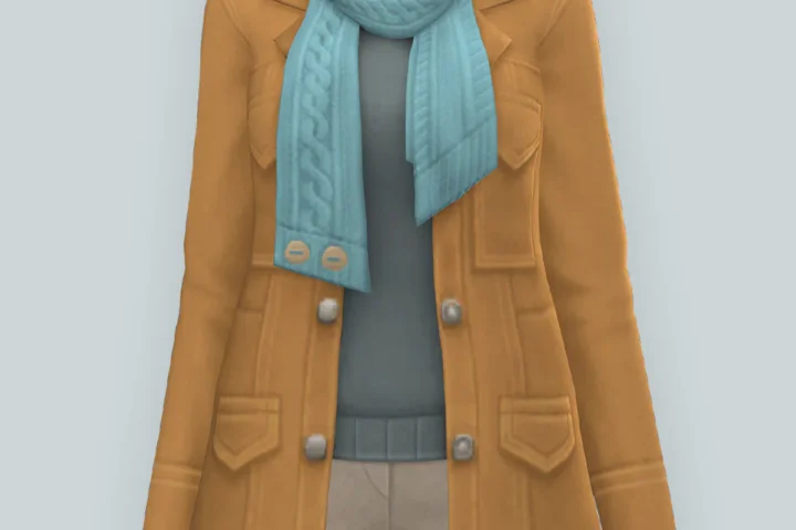 QICC - Carol Coat with Scarf