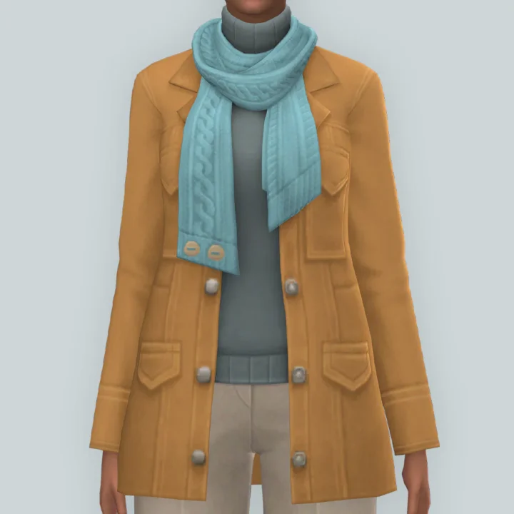 QICC - Carol Coat with Scarf