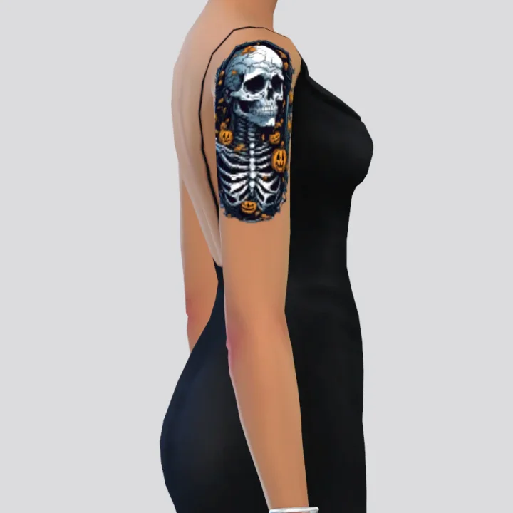 Skeleton Arm Tattoo