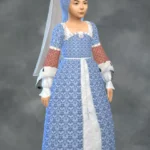 Tudor Headpiece: Bipsouille S2 Marie de Bourgogne Hennin