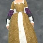 Tudor Headpiece: Bipsouille S2 Marie de Bourgogne Hennin
