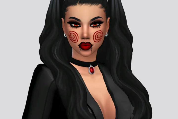 Billy the Puppet - Saw Face Paint