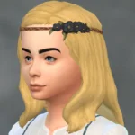 TSM Floral Headband with Hair (Hat-Hair for base game)