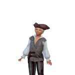 TSM Aarbyville Pirate Hat - Hat-Hair Version