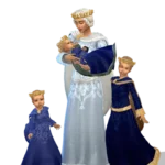 TSM Royal Queen Patterned Cape Dress