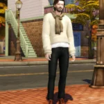Autumn City II - Maple Sweater & Leaf Jeans Set