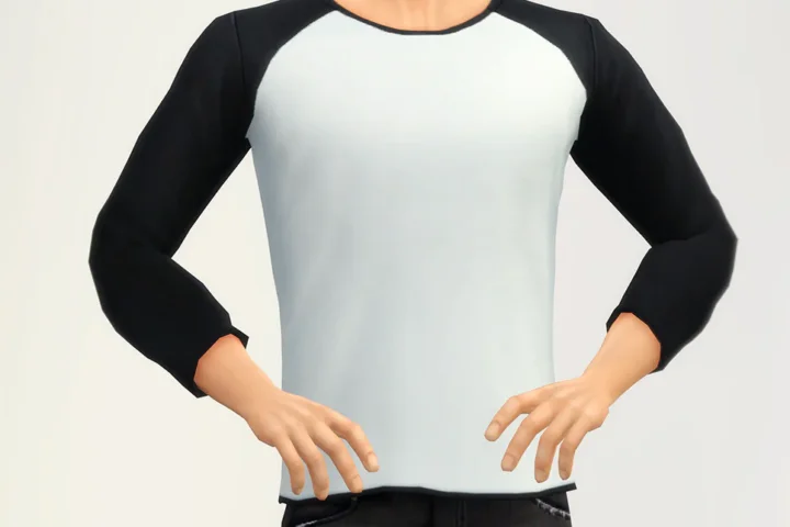 Basic Long Sleeve T-Shirt for Male