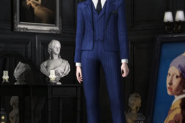 Suit with Stripe - Victoria Suit Set (Female)