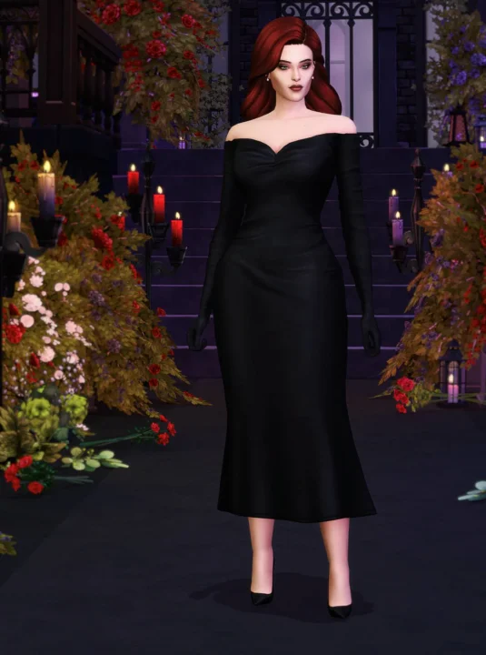 Countess of Darkness - Silhouette Dress