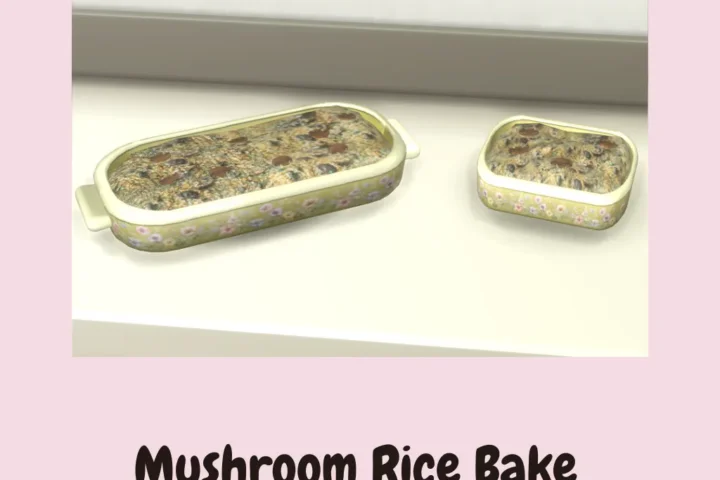 Mushroom Rice Bake