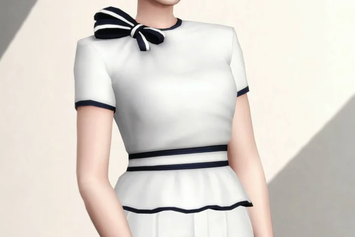 Princess of XVI - Half Blouse - Trousets Set