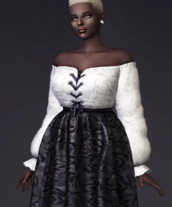 Pure Collection III - Claire Off Shoulder Gown