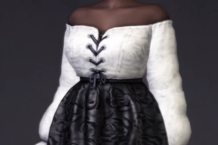 Pure Collection III - Claire Off Shoulder Gown